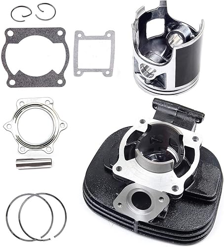 Kit de cilindro y pistón de ANPART Reemplazo de la cabeza 4L0-11633-00-00, kit de montaje para Yamaha Blaster 200 YFS 200