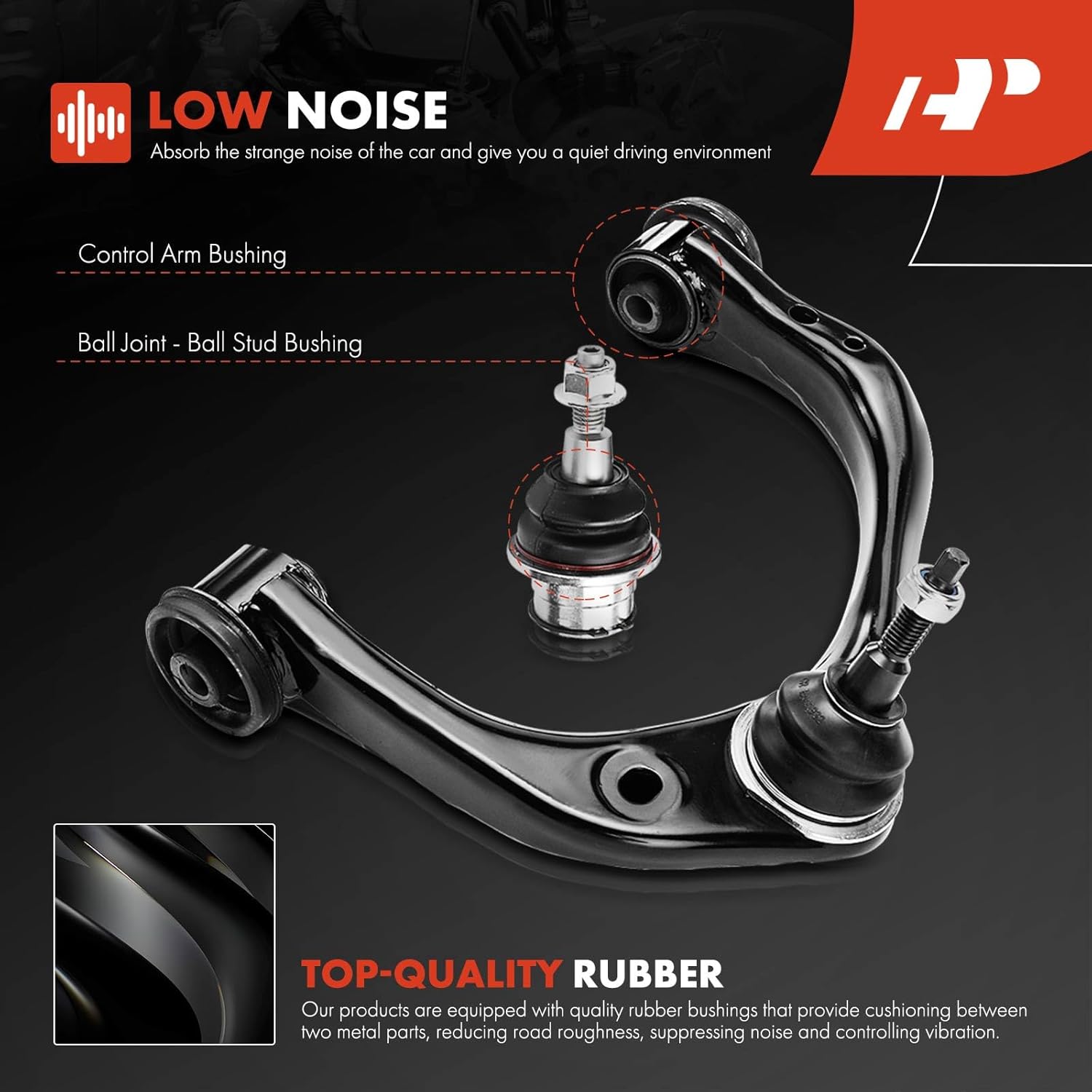 A-Premium 4Pcs Front Suspension Kit, Upper Control Arm, Lower Ball Joint, Compatible with Ford F-150 2015-2020, Expedition 2018-2021, Lincoln Navigator 2018-2021