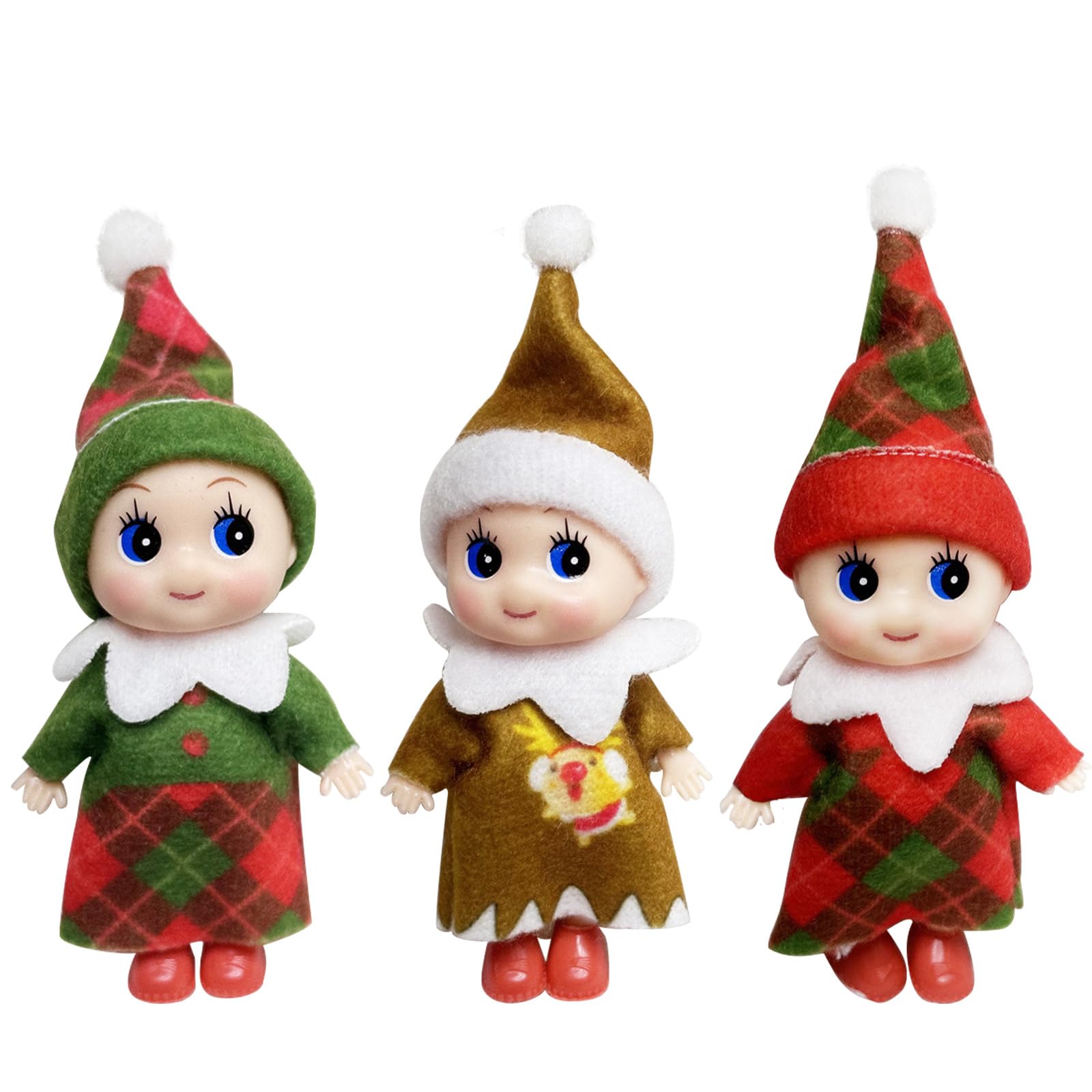 Colorato natale Baby Elf Doll-natale Baby Boy & Girl Ltle Elf Dolls decorazioni natalizie giocattoli per bambini regalo della madre incinta  26