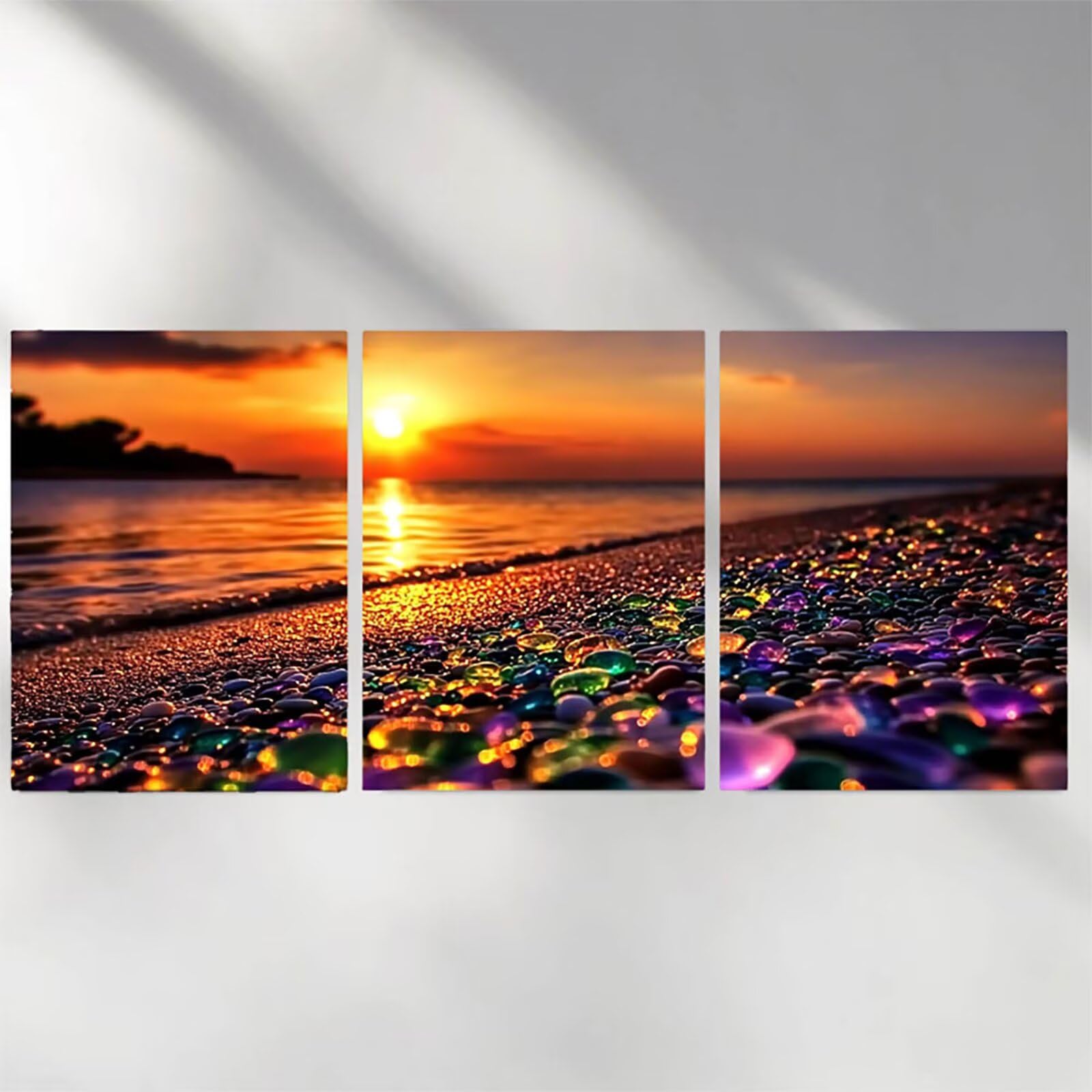 Kit Peinture Diamant Complet pour Grande Décoration Murale Salon - 8