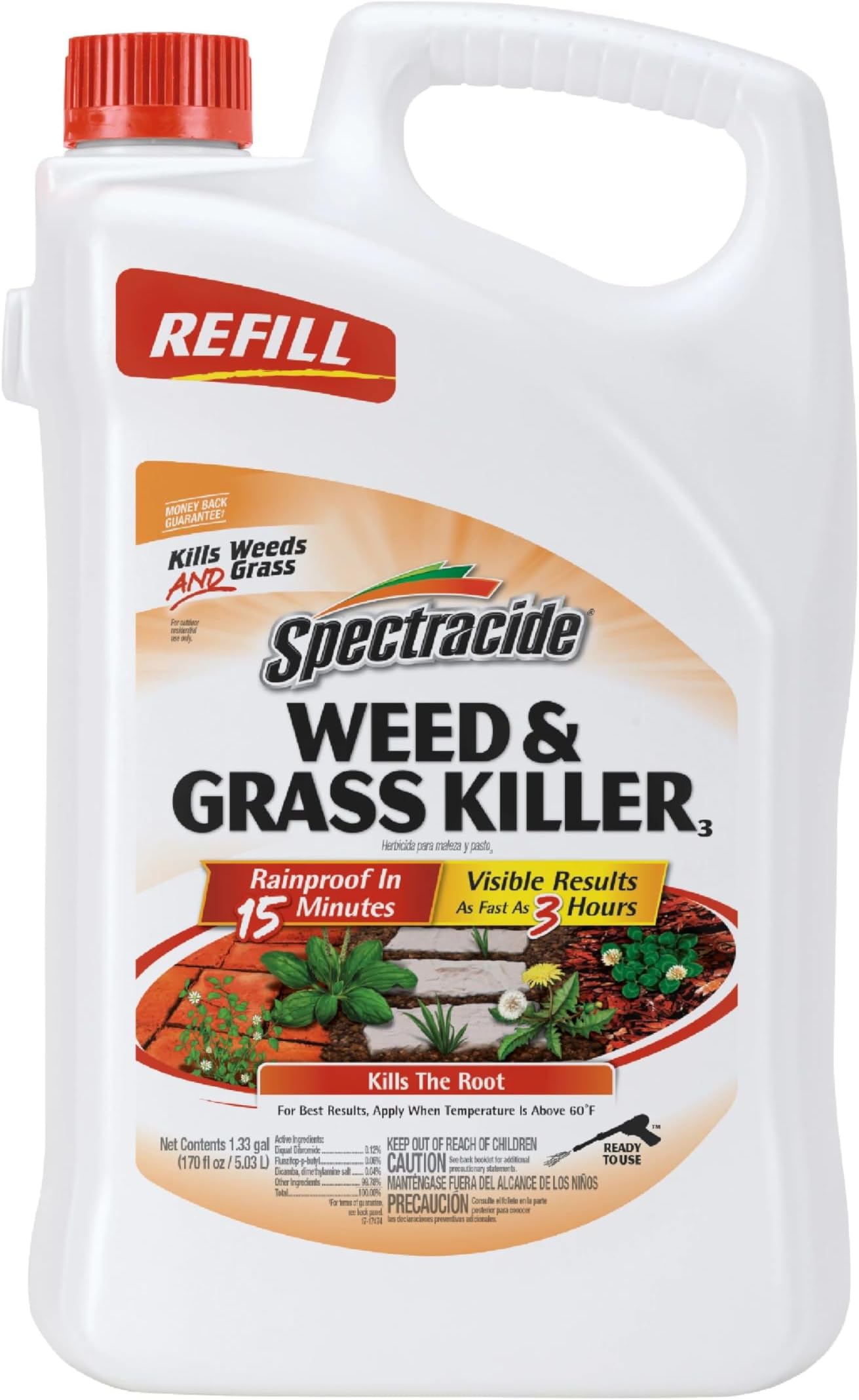 Spectracide Weed And Grass Killer 1.33 Gallon, AccuShot Sprayer Refill