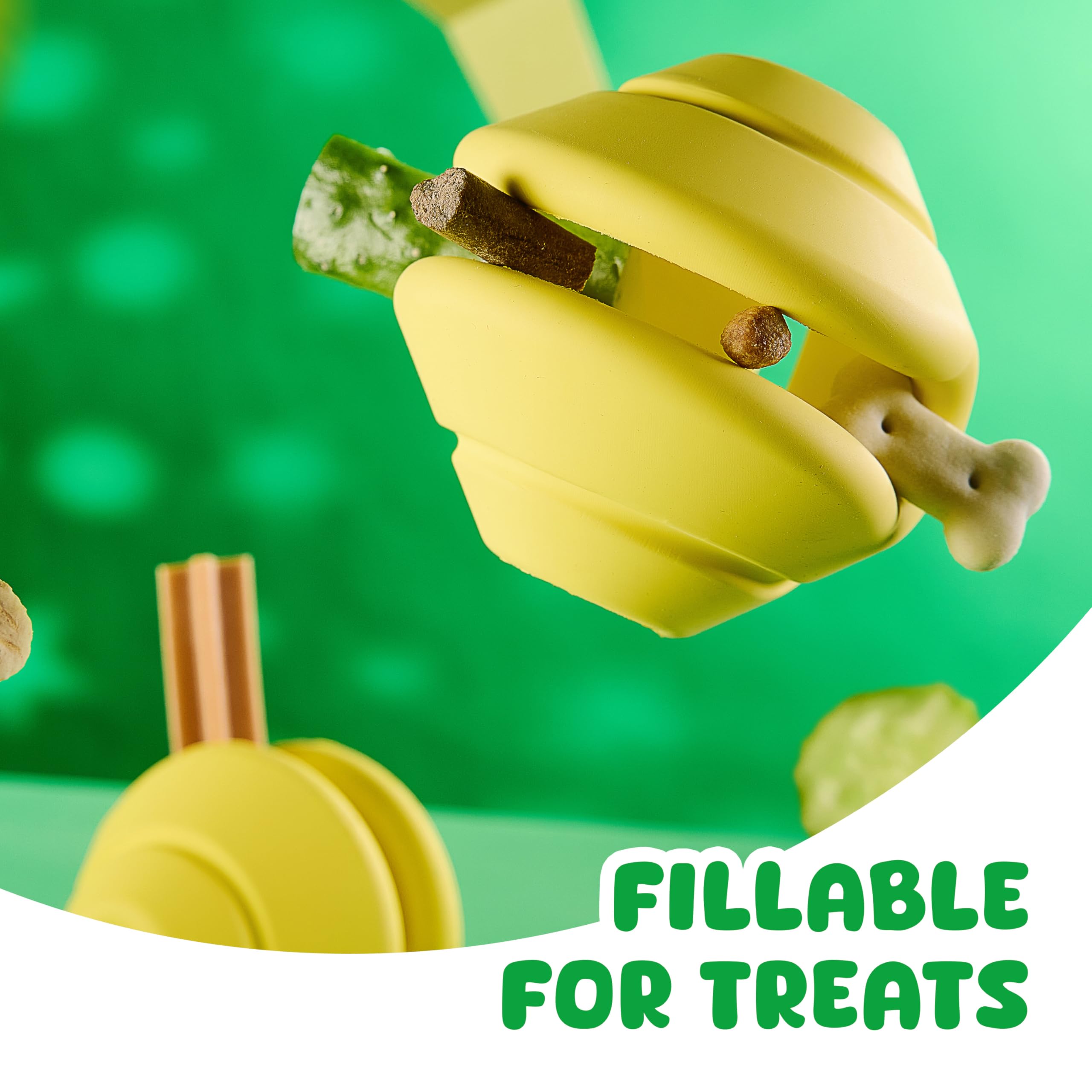 PetDreamHouse Geo-Spherix Interactive Dog Enrichment Toy, Erratic Bounce Treat Dispenser for Sensory Stimulation - Image 4
