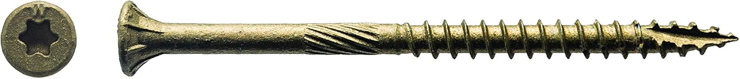 Big Timber 5BTX9234#9 by 2-3/4-inch T-25-drive bit Bronze Star Flat Head Screws-Exterior,(415 per Box)