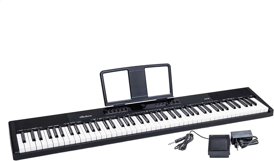 Piano Digital KB-188 88 Teclas Semi-Pesadas Portátil para Iniciantes