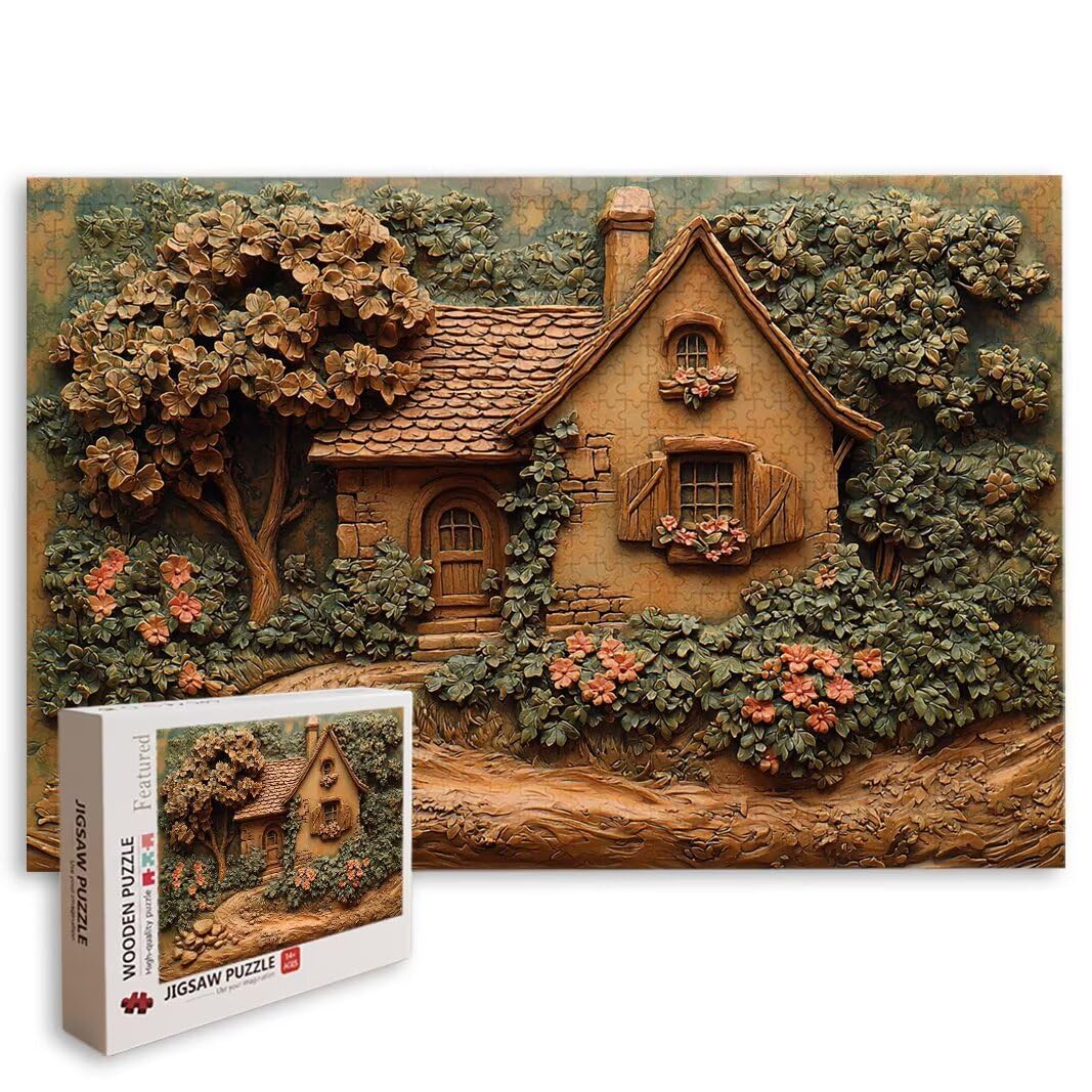 Puzzle Retro, Puzzle 1000 Teile Erwachsene, Klassische Puzzles, Deko -8977