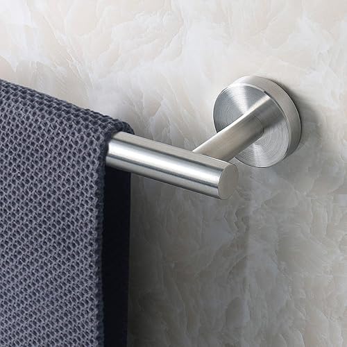 Miniatura 8 de NearMoon - Barra para toallas de baño, accesorios de baño de acero inoxidable, para toalla de ducha para baño, soporte de toalla montado en la pared