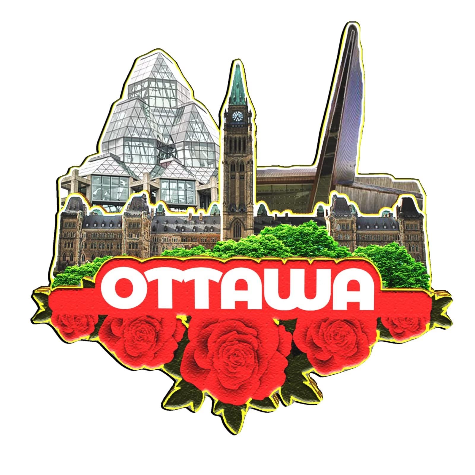 Vancouver Canada magnete frigorifero turismo turistico souvenir 3D