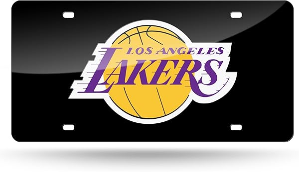 Rico Industries NBA Laser Inlaid Metal License Plate Tag