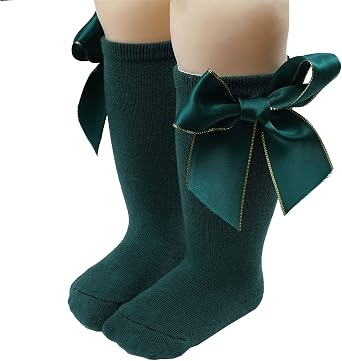 Baby Girls Socks Autumn Toddler Big Bow Knee High Long Soft Kids Christmas Sock Spanish Style Floor SocksWZ2