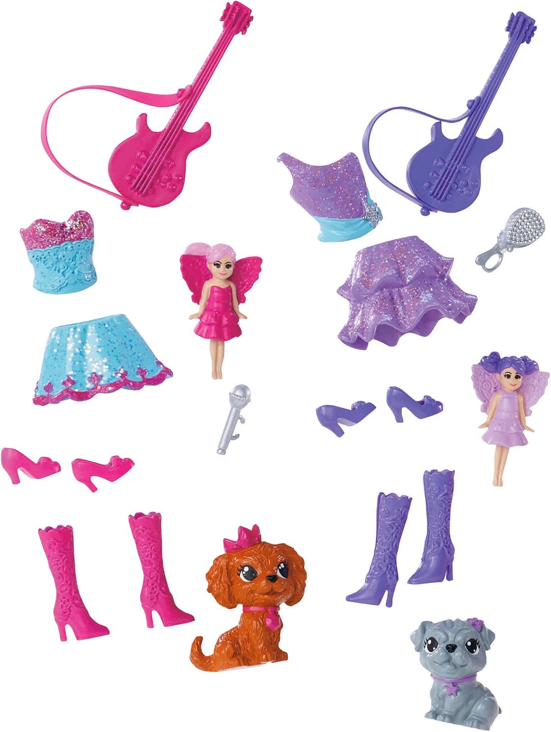 Barbie The Princess and The Popstar Mini-Doll Giftset