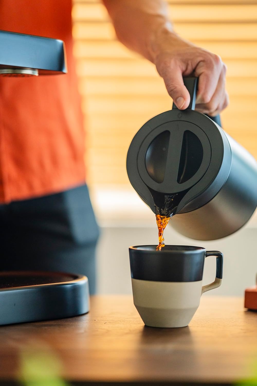 Ratio Six Thermal Coffee Carafe with Lid | Matte Stainless | Series 2