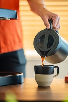 Ratio Six Thermal Coffee Carafe with Lid | Matte Stainless | Series 2