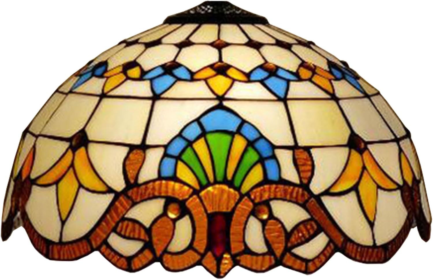 BOTOWI Tiffany Lamp Shade Replacement, Only Lamp Chimney, Baroque