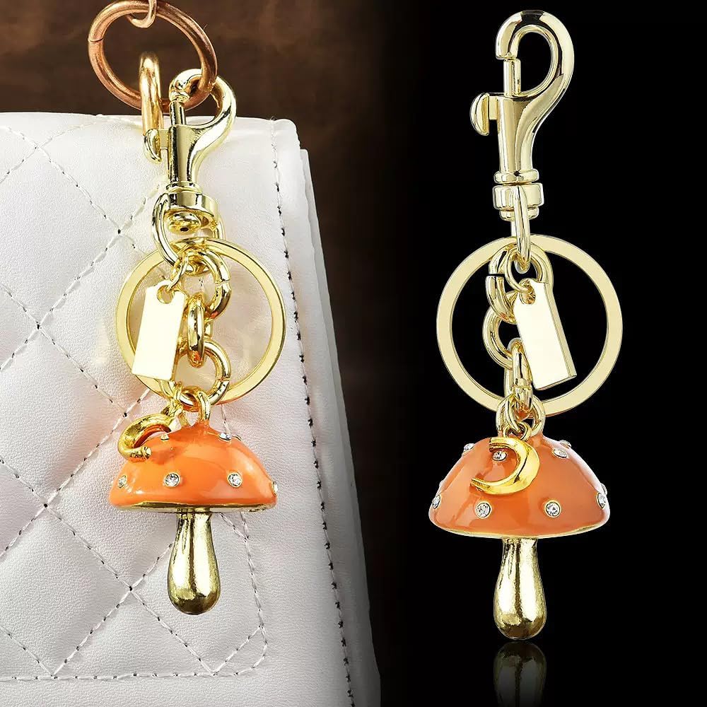 Charm mushroom keychain Cute Handbag Accessories Personalized Bag Charm Accessories Gift for Womens - Image 2