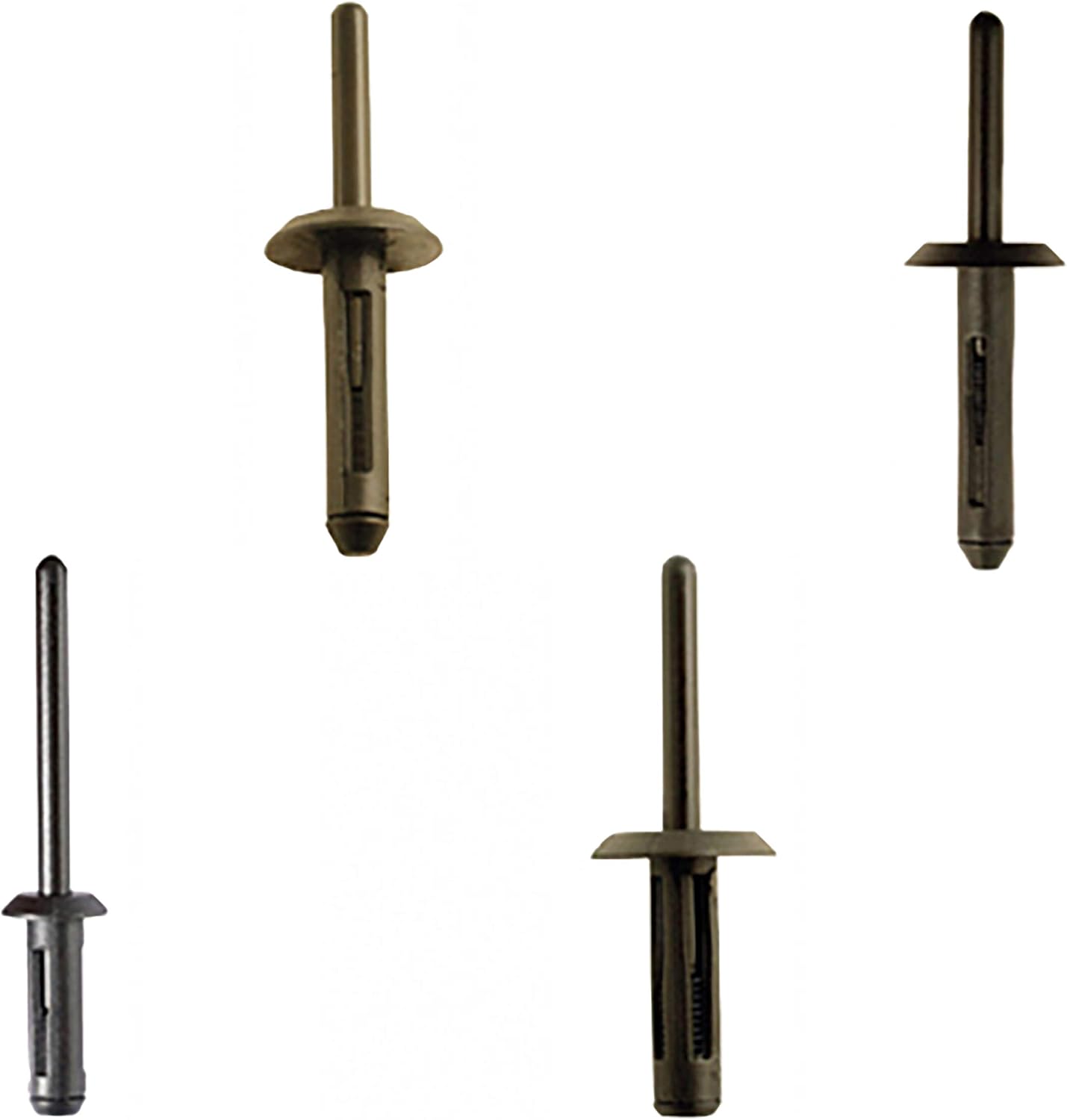 BGS Technic 9054 Plastic Rivets Assortment, 235-piece