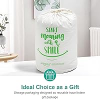 Vista 7 de APSMILE Edredón de Fibras de Plumón para Todas las Estaciones Tamaño California King - Inserto de Edredón Ultra Suave de Alto Poder de Relleno