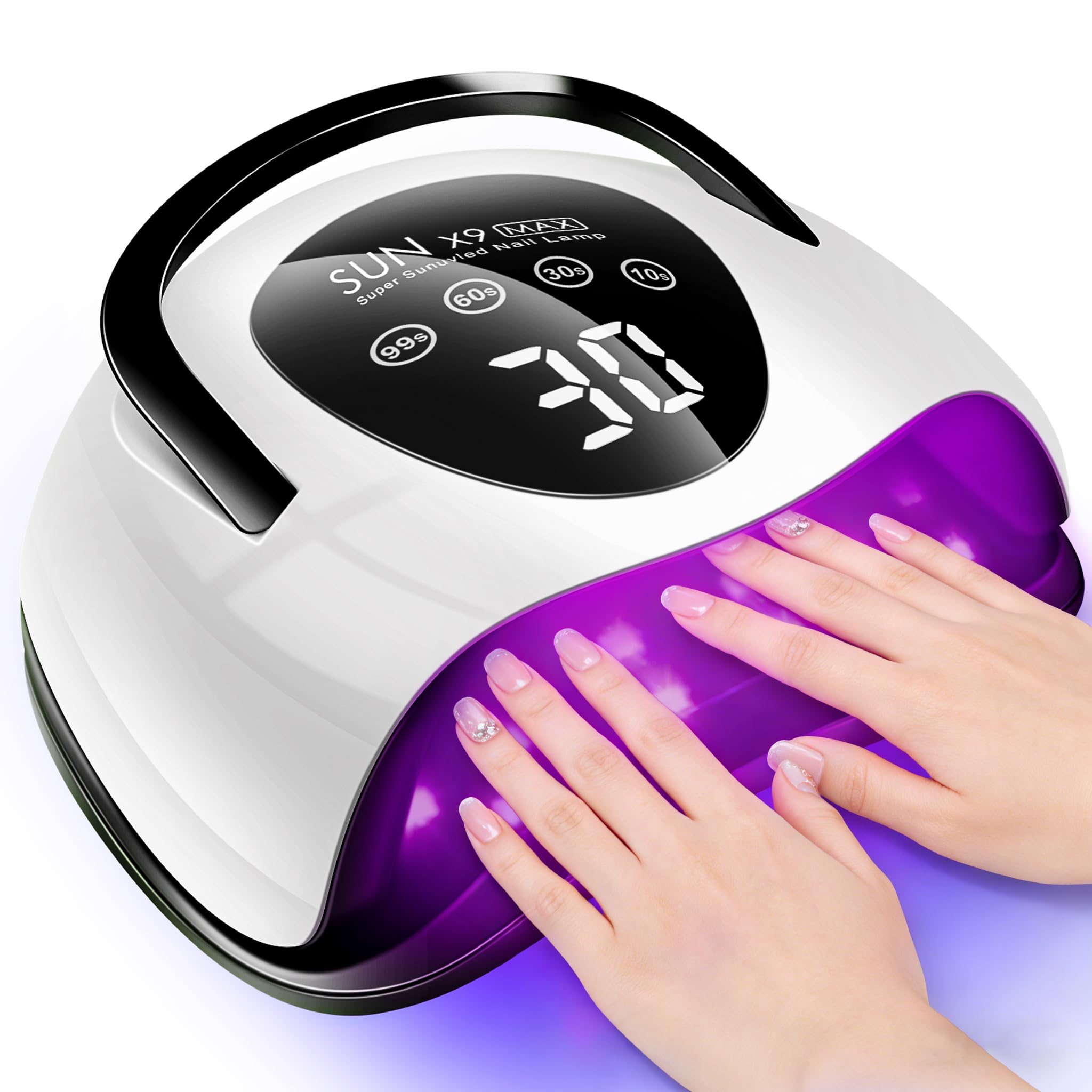 Amazon.com: LadyMisty 268W UV LED Nail Lamp, 2026 Upgrade UV Light