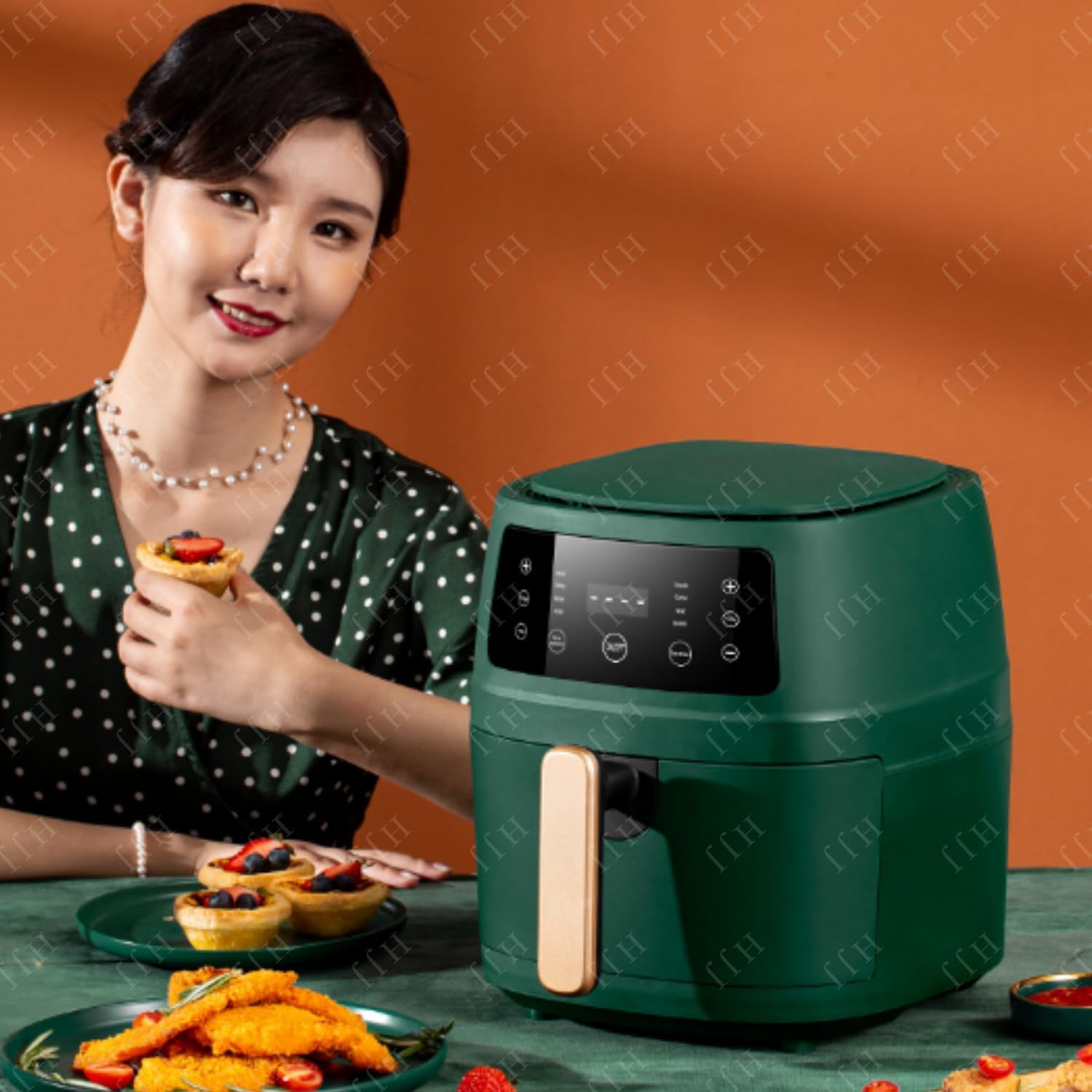 Amazon.co.jp: Runnatal ノンフライヤー 8L 大容量 電気 エア