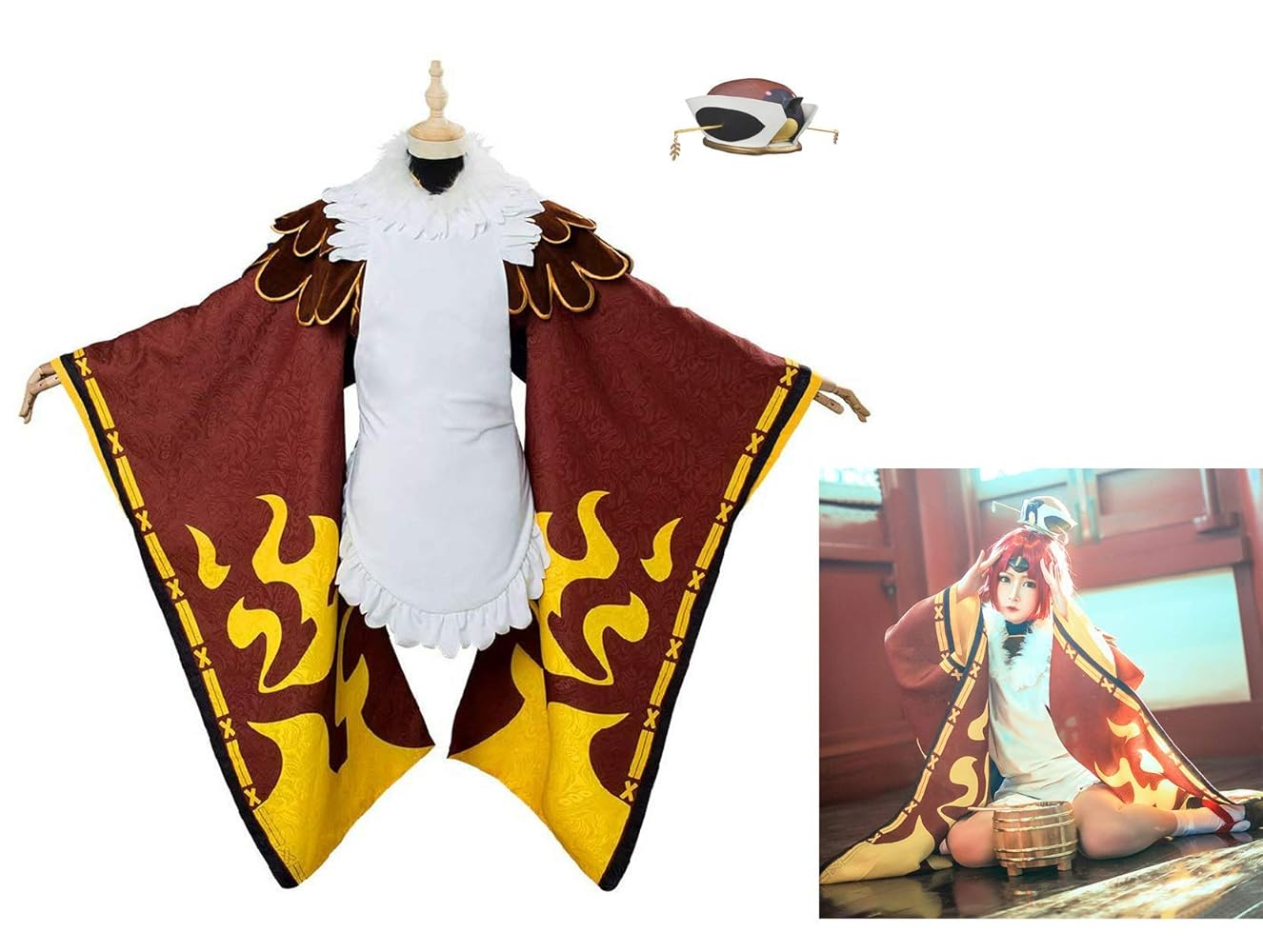 fgo 紅閻魔　コスプレ衣装・ウィッグ 51CX38mS2CL._UY350_.jpg