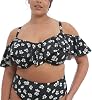 Elomi Plain Sailing Bardot Ruffle Underwire Bikini Top ES7273