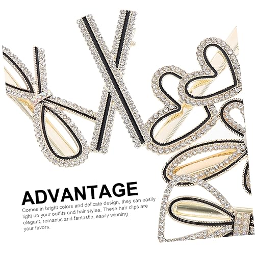 Miniatura 5 de FOMIYES Pinzas para el pelo de garra pequeña para mujer, pinzas para el cabello francesas, pinzas pequeñas de garra de perla, pinzas para el cabello