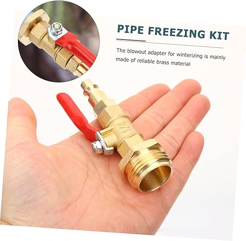 Miniatura 7 de Yardwe Adaptador de soplado, accesorios de aire, kit de furgoneta, adaptador de manguera de agua, adaptador de soplado para autocaravana, adaptador