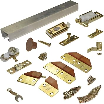 Johnson Hardware L.E Johnson 100FD362 4-Panel Hardware Set 36 - 2 Door System