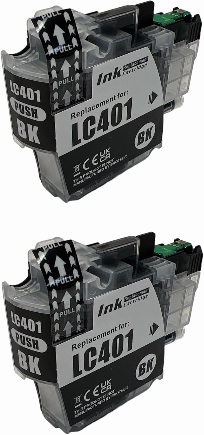 Compatible LC401 Ink Cartridges Replacement for Brother LC 401 MFC