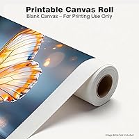 Vista 2 de Rollo de lienzo para pintar 36 pulgadas de ancho - rollo de inyección de tinta de 7.05 oz/m² para pintar formato de poliéster mate impermeable Epson