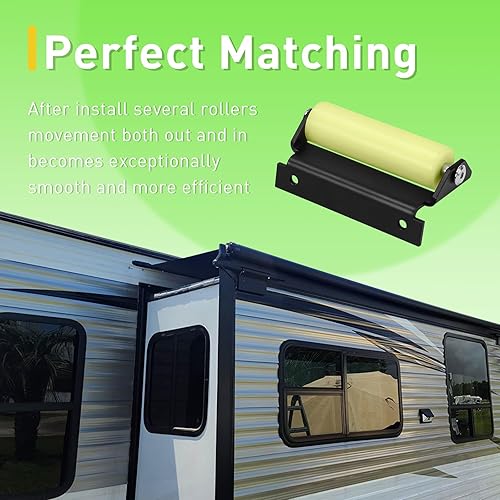 Miniatura 2 de Rodillos deslizantes de repuesto para Lippert Components 276288 J-36 Rodillo de servicio, fijación y mantenimiento de su RV o quinta rueda