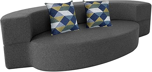Miniatura 9 de Folding Sofa Bed Couch Memory Foam with Pillow Sleeper Chair Lazy Couch Twin Size Futon Convertible Guest Beds,Washable Cover,Dark Blue