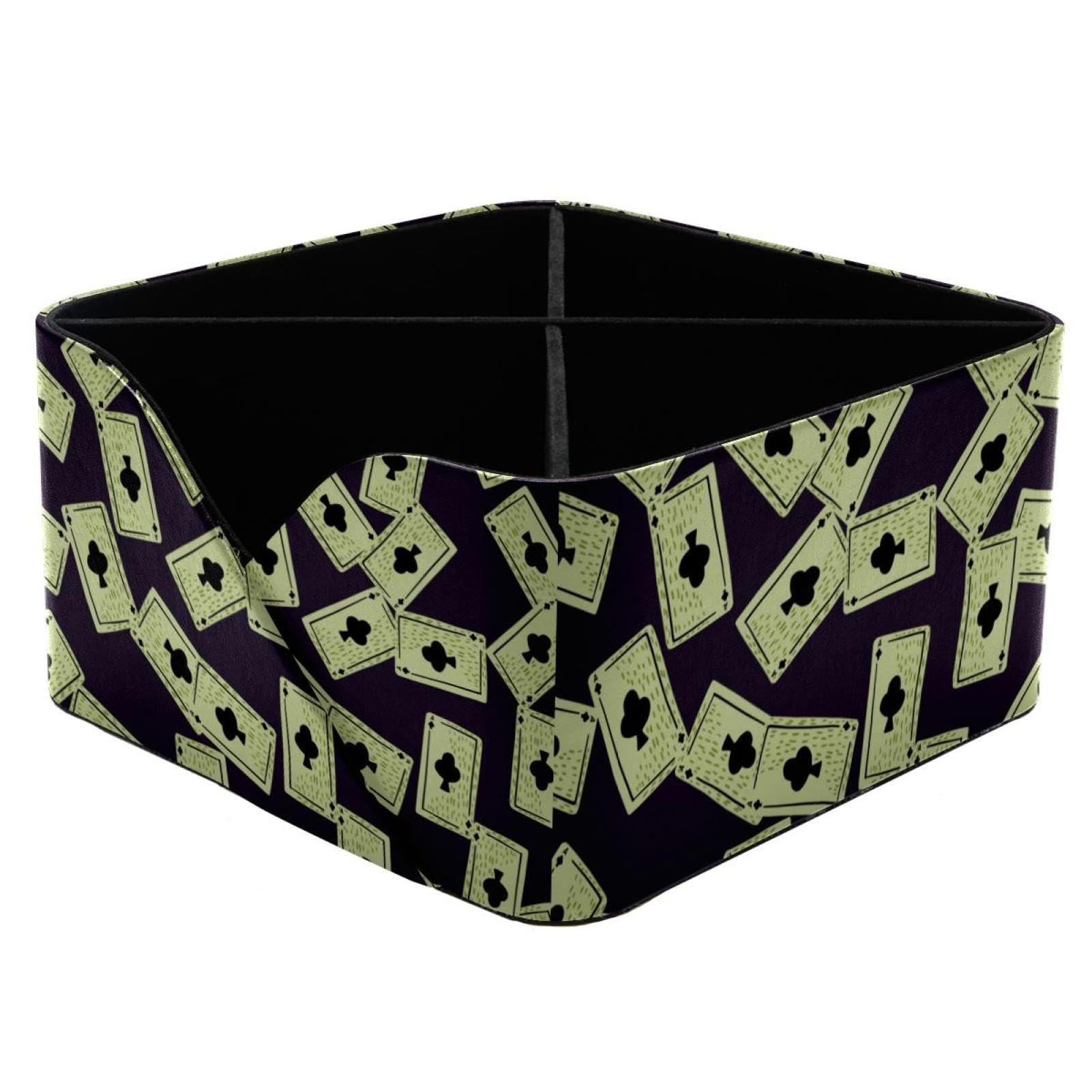 Organiseur de bureau pour poker et stylos à 4 compartiments