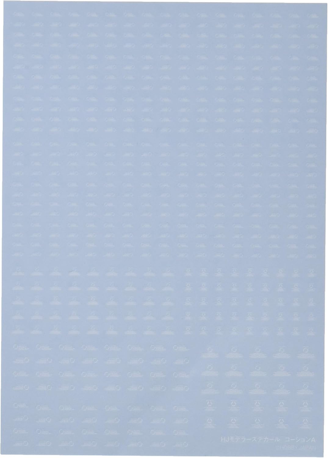Hobby Japan HJ Modelers Decal Cotion A White Decal for Plastic Models HJM002D2