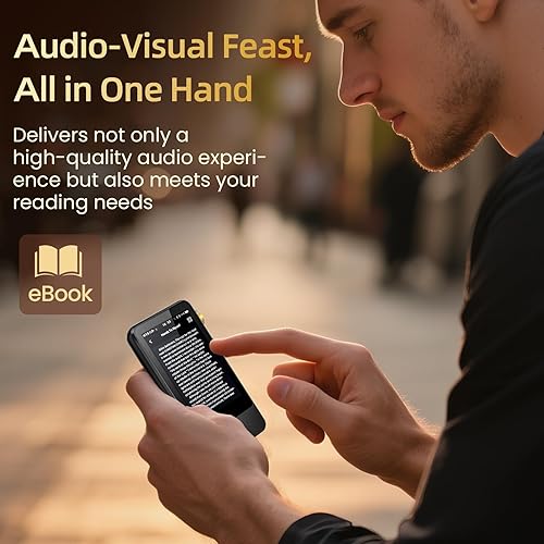 Miniatura 7 de HIFI WALKER Reproductor MP3 de alta resolución H20 Pro con Bluetooth, DAC dual, pantalla táctil de 3.2 pulgadas, DSD25632bit 192kHz, aptXLDAC,