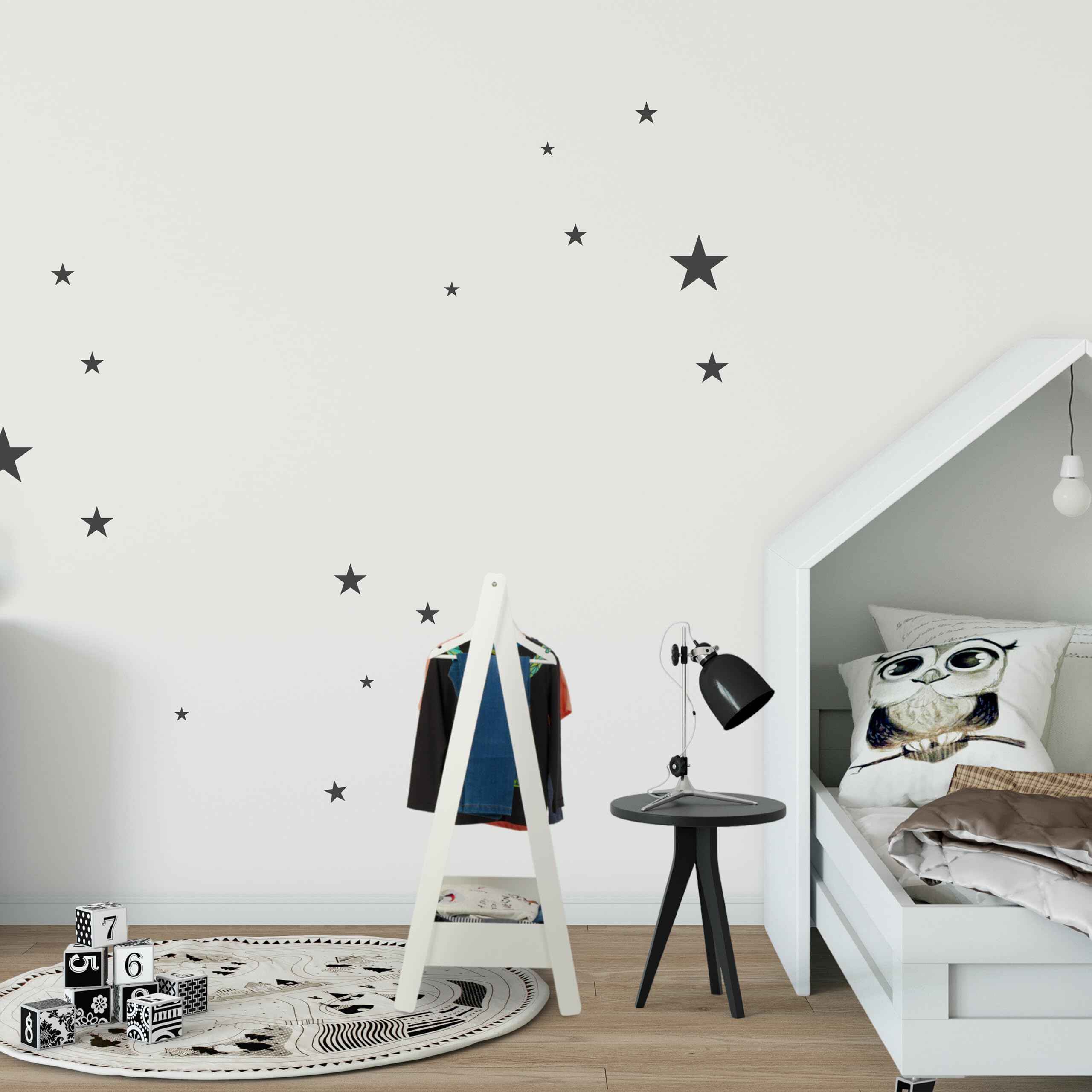 Relaxdays Burro de Ropa Infantil con Balda, 99 x 64,5 x 42,5 cm, Perchero de Pie con Barra, Dormitorio Niños, Blanco