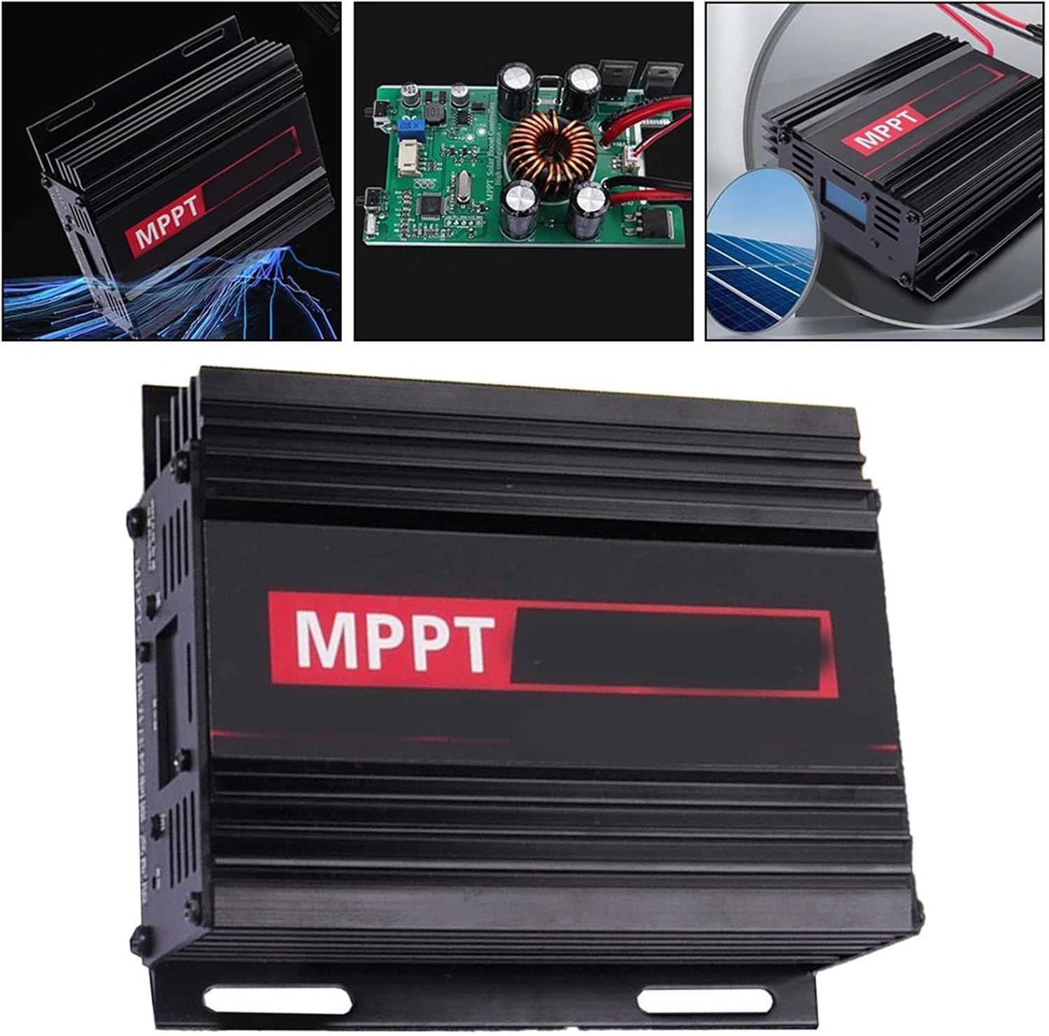 Multipurpose LCD Display MPPT Charging Controllers 22A for 24V to 72V Batteries Efficients Solar Energy Management