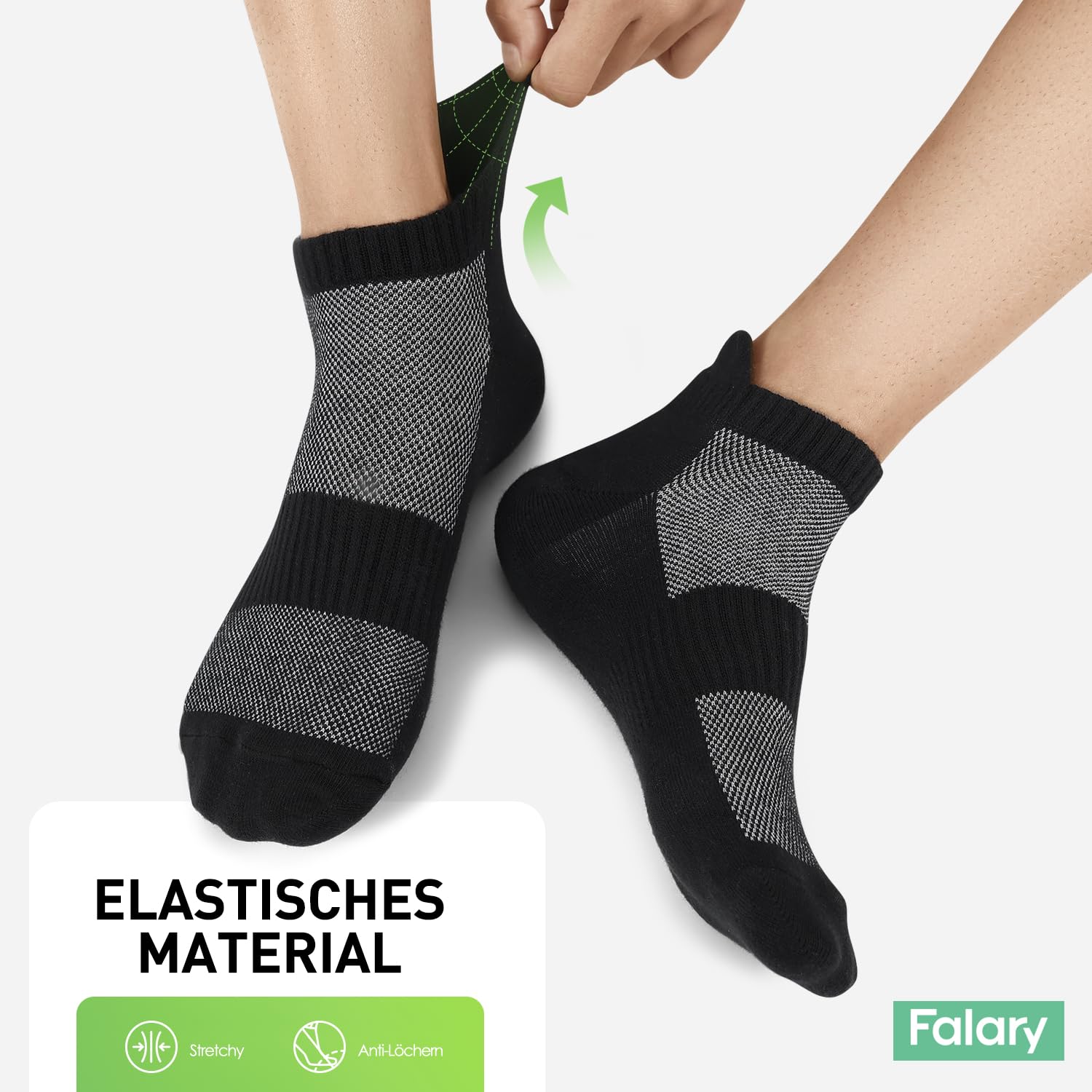 FALARY 10 paia Calzini da Donna Uomo Corte Calze Corti Sportive