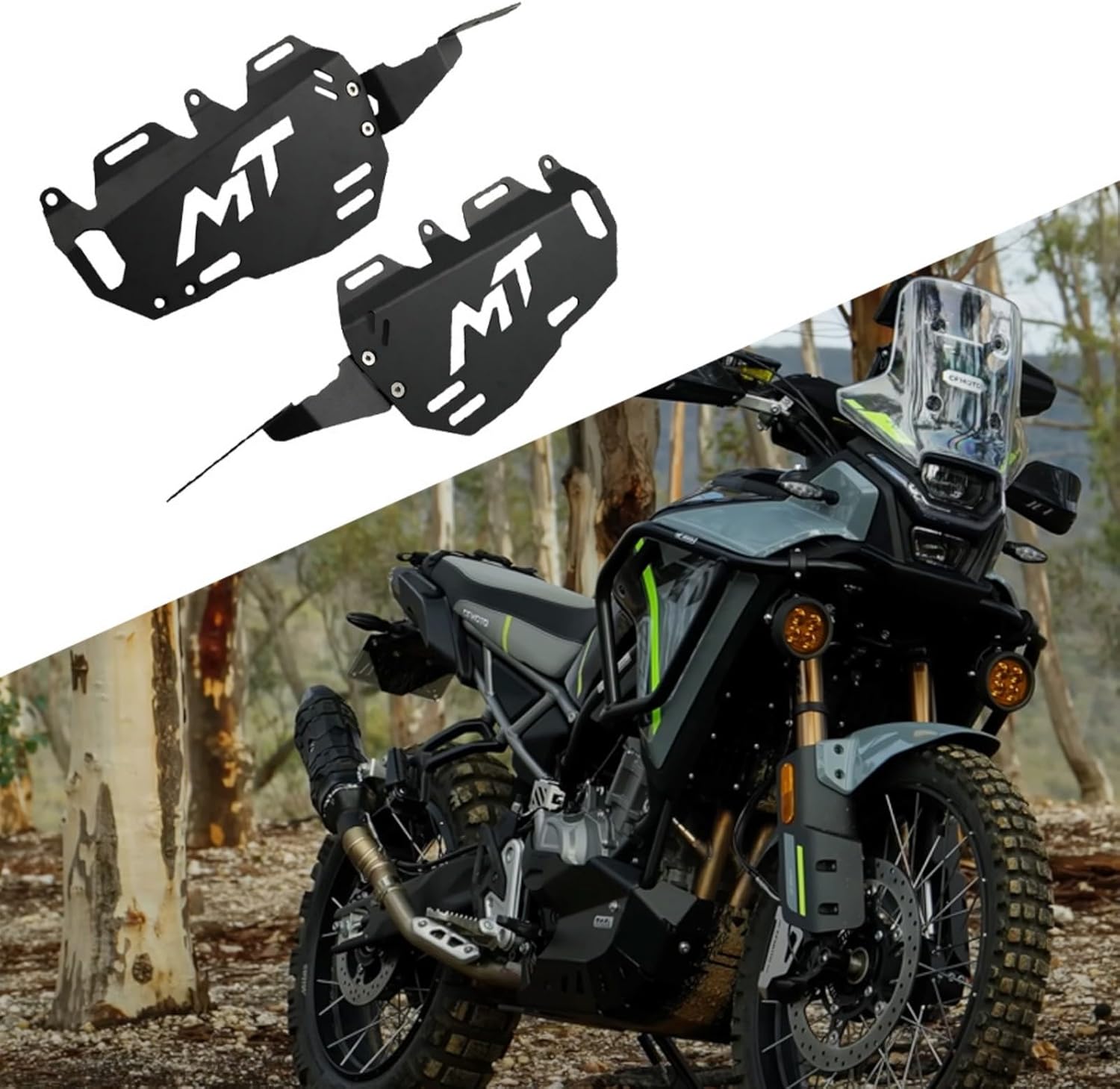 High-Strength Motorcycle Side Case Mounting Bracket, Aluminum Luggage for 450MT Strong Motorcycle Bracket Aluminum