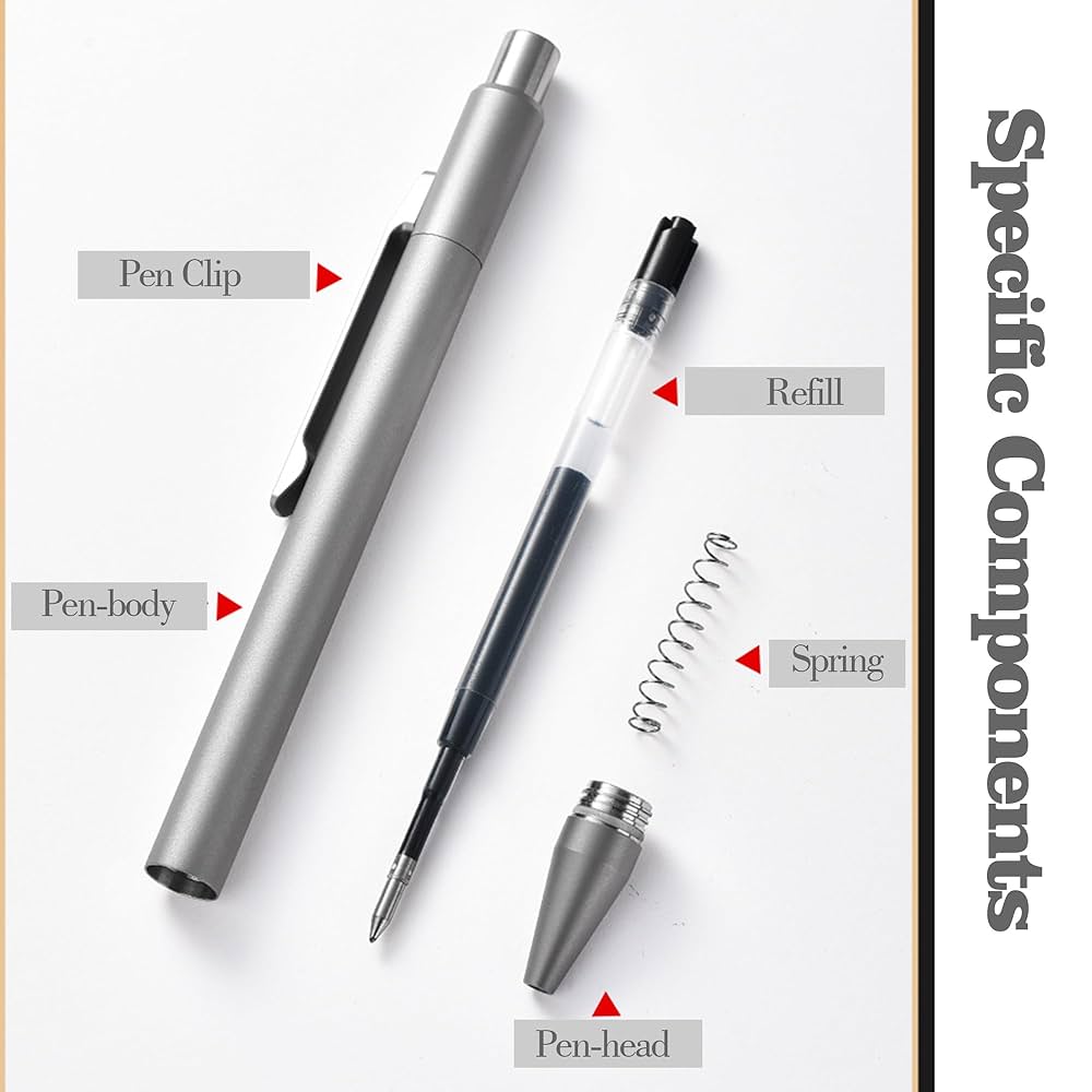 Amazon | ボールペン チタン合金ボールペン クリップ
