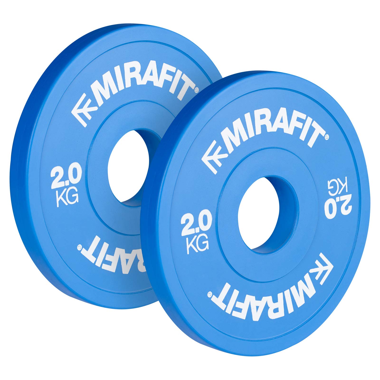 Mirafit IWF Coloured Fractional Weight Lifting Change Plates - Choice of Size
