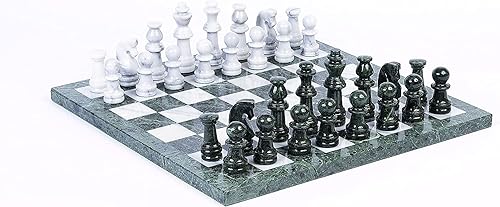 Miniatura 3 de Central Park South Deluxe - Juego de ajedrez de mármol extra grande tamaño King altura 4 14 pulgadas