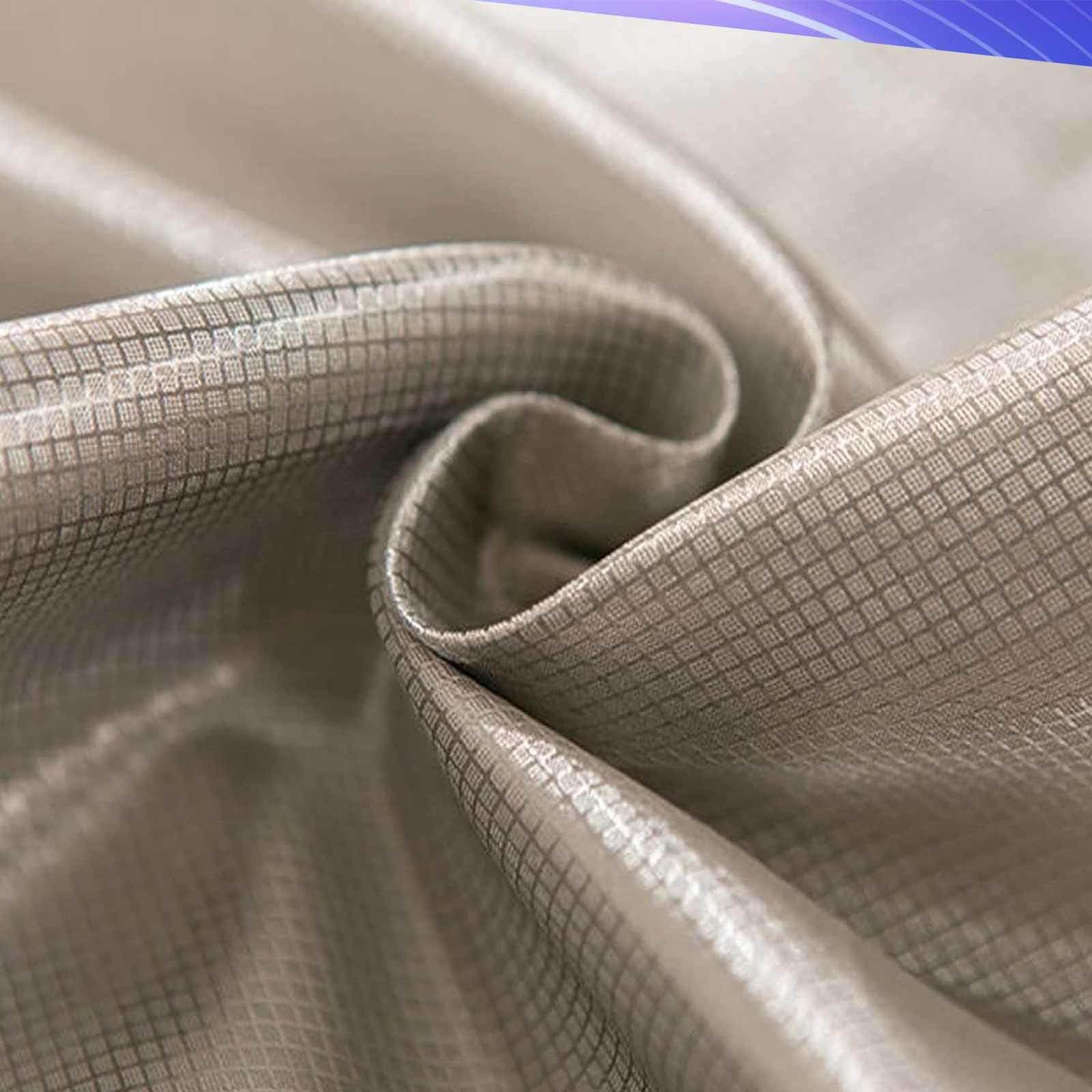 Faraday Fabric RF Shielding Fabric Conductive Material Fabric Protection EMP Signal Blocking Cellular Signal,silver-1x1.1m