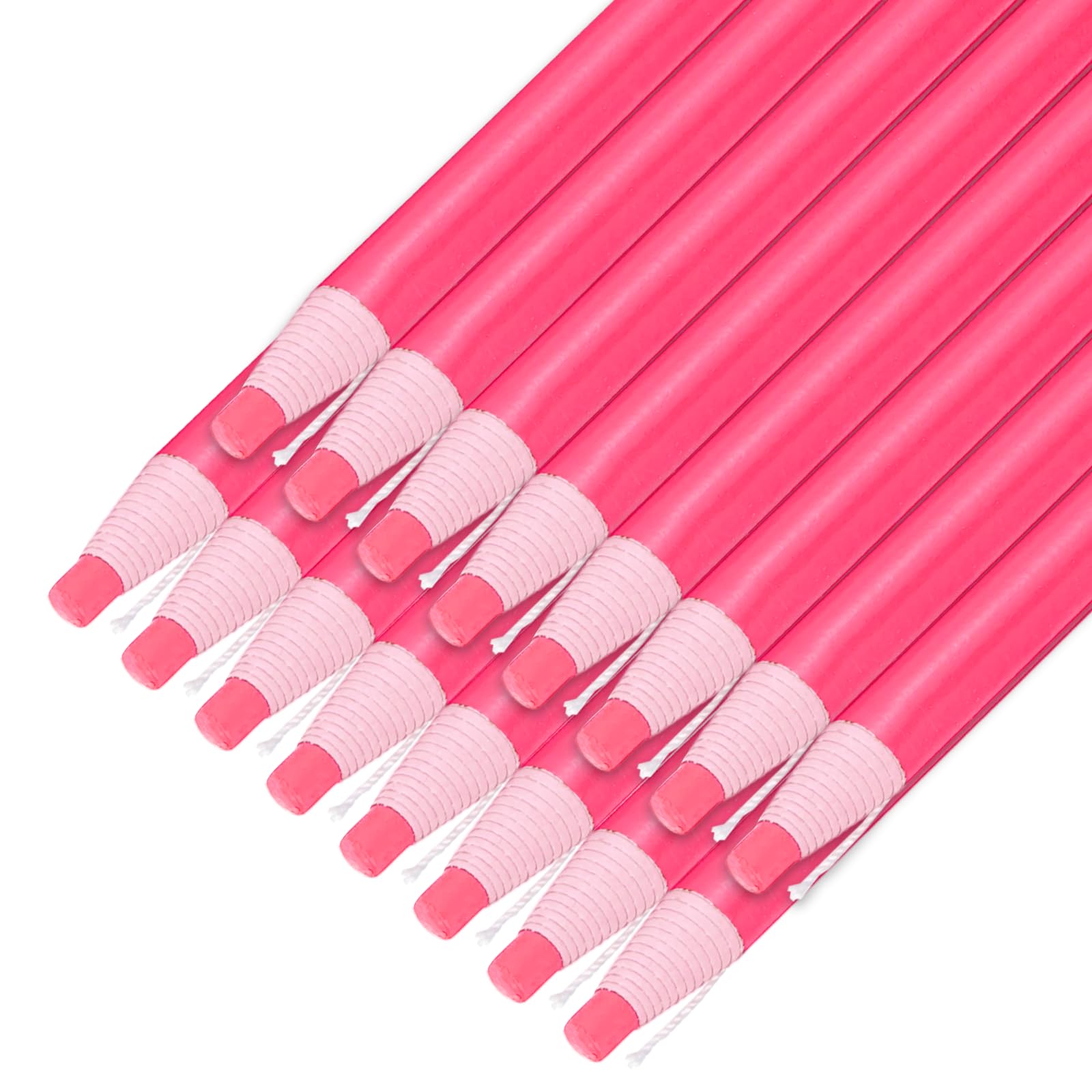 sourcing map 16PCS Peel-Off Grease Pencils, Color China Markers for Glass Metal Plastic Paper, Non-Sharpening Wax Pencils for Coloring Drawing Marking, Pink