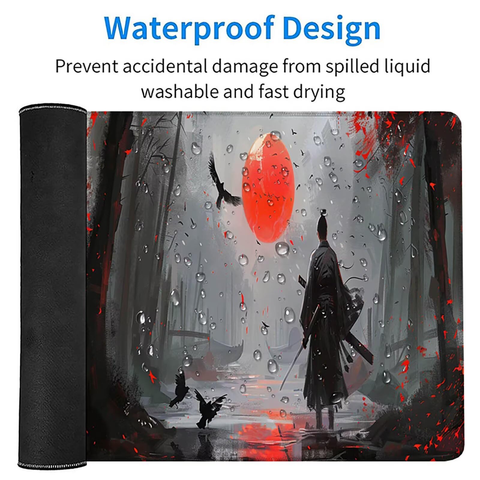 Szara podkładka pod mysz do gier, podkładka pod mysz XXL 1600x800x3mm, mata na biurko ze zszytymi krawędziami, podkładka pod mysz poprawia dokładność i szybkość, akcesoria biurowe i akcesoria do gier