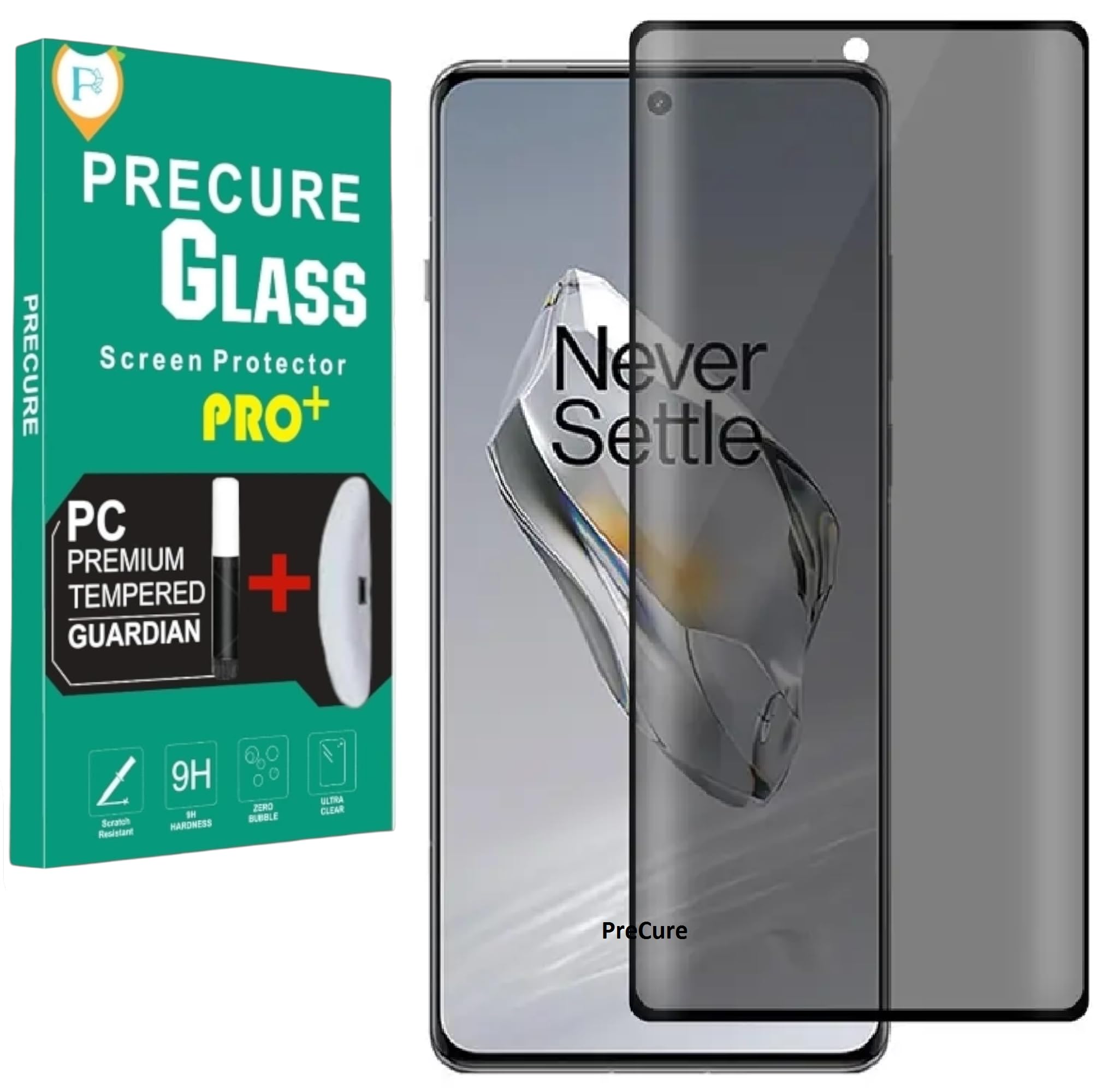 PreCure® Privacy Screen Protector for OnePlus 12R 5G | Anti-Spy Screen Protector Guard for OnePlus 12R | Full Screen Coverage/Easy Installation kit [Pack of 1] (B0CZ7458RR) Amazon Price History, Amazon Price Tracker