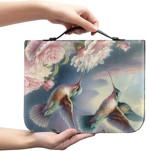 Miniatura 2 de Funda para Biblia de piel sintética para mujeres y niñas, bolsa de escritura de gran capacidad, bolsas de cubierta de la Biblia