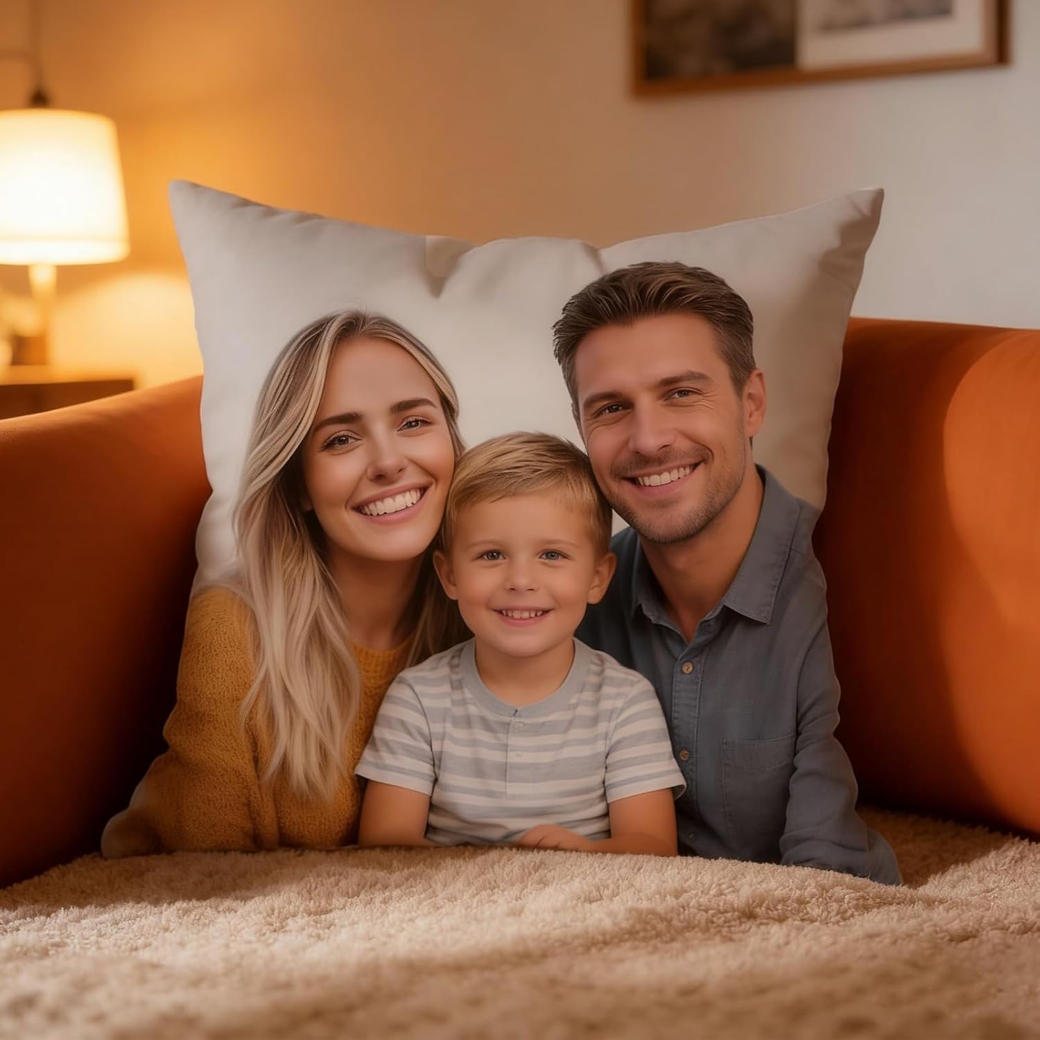 Custom 2 in 1 Pillow Blanket, Personalized Soft Foldable Travel Pillow Blanket for Airplane Car Office, Compact Packable Plane Blanket & Pillow Set for Adults