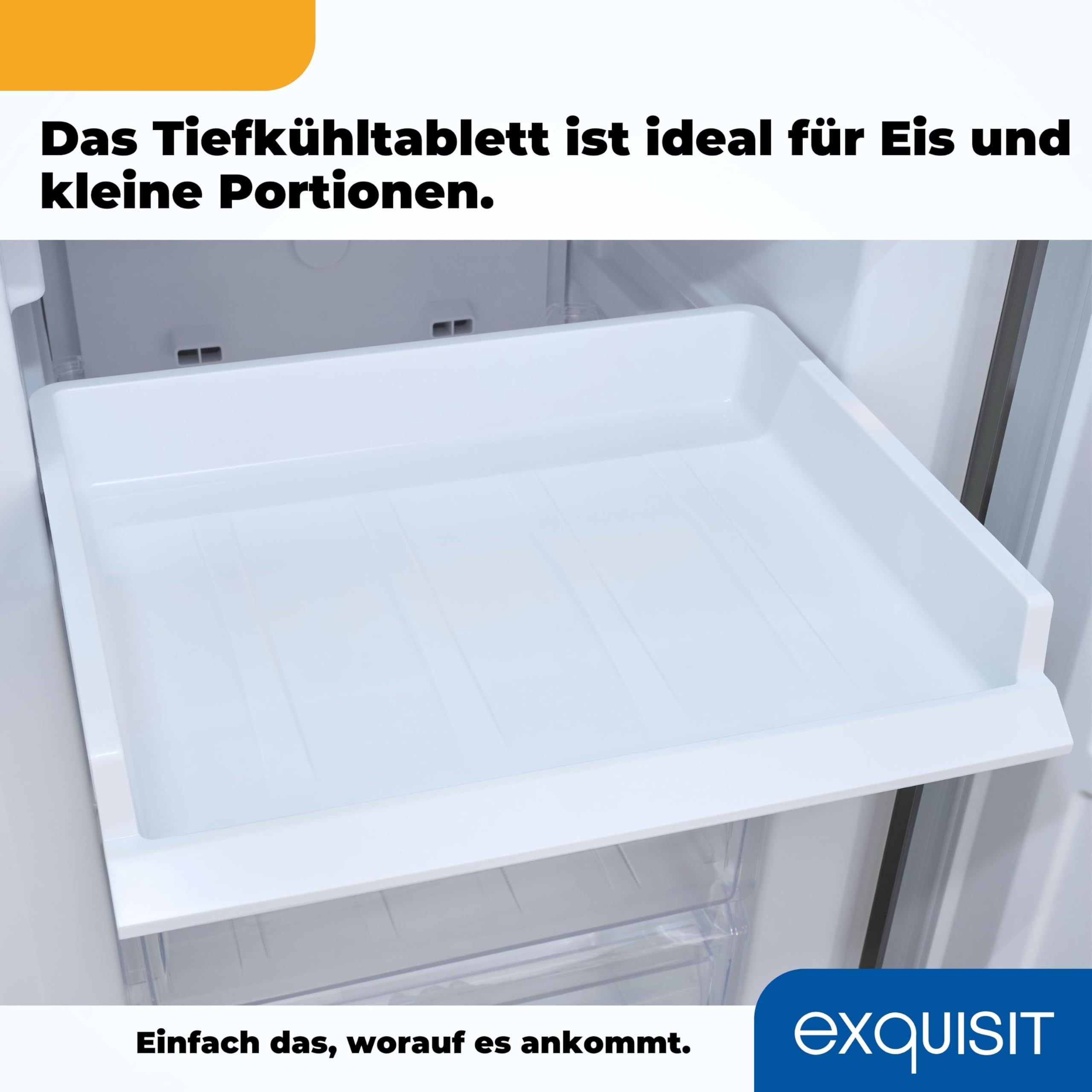 Exquisit No-Frost Kühl-Gefrierkombination - 247 L Kühlschrank Edelstahl | Leises 180 cm Standgerät mit 39 dB, 4-Sterne-Gefrierfach und No-Frost Technologie gegen Frostbildung im Gefrierbereich
