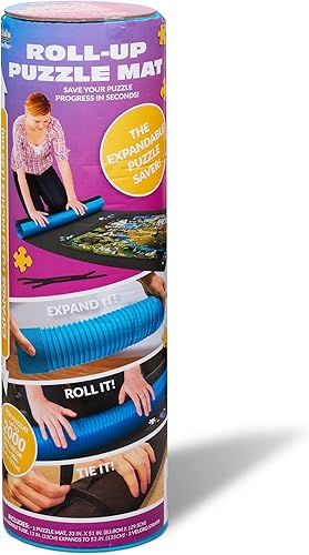 Miniatura 10 de Buffalo Games - Alfombrilla enrollable para rompecabezas - Accesorio de montaje y ahorro de rompecabezas - Alfombrilla de fieltro - Se adapta a