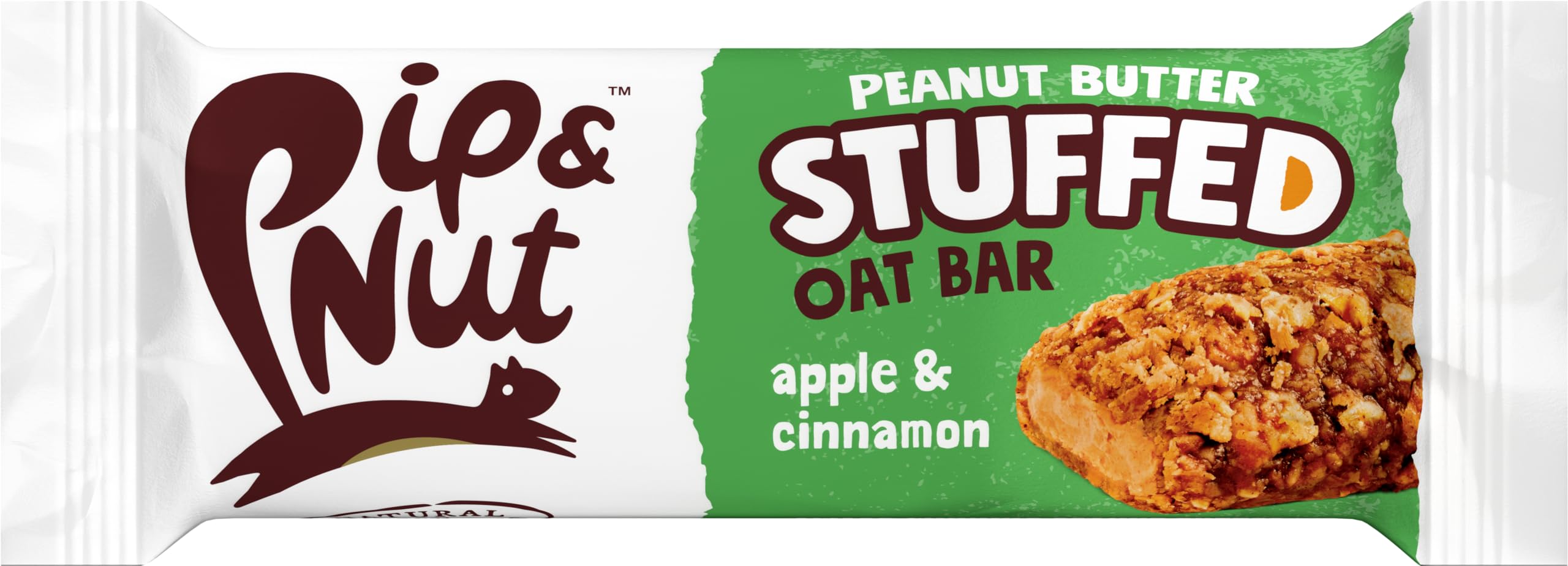 Pip & Nut Peanut Butter Stuffed Oat Bar Apple & Cinnamon 48g